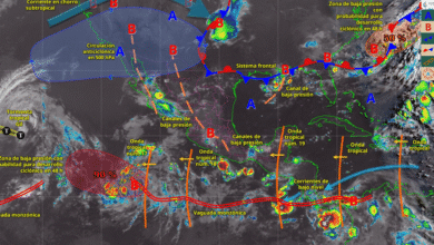 Se pronostican lluvias muy fuertes en al menos seis estados del país