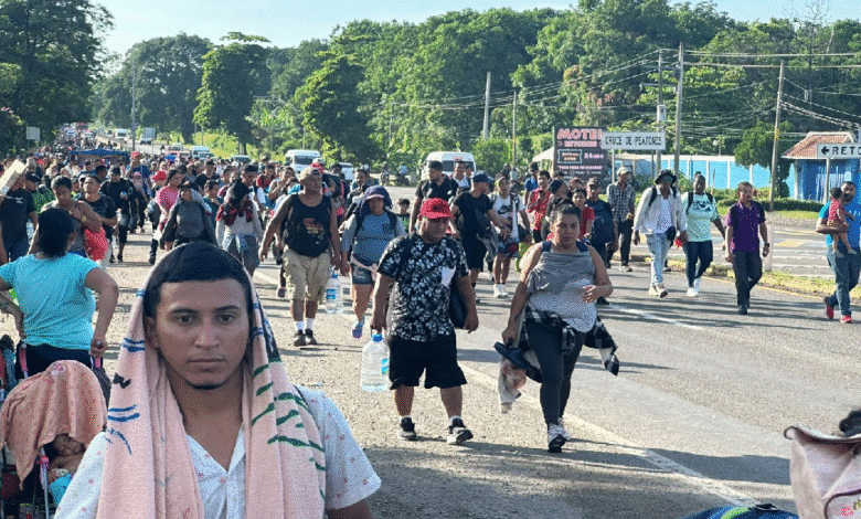 Anuncian salida de nueva caravana migrante desde Tapachula