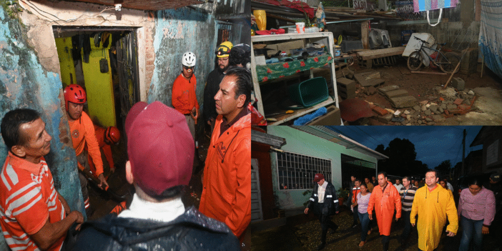 Eduardo Ramírez entrega apoyos a familias afectadas por inundaciones en Tapachula