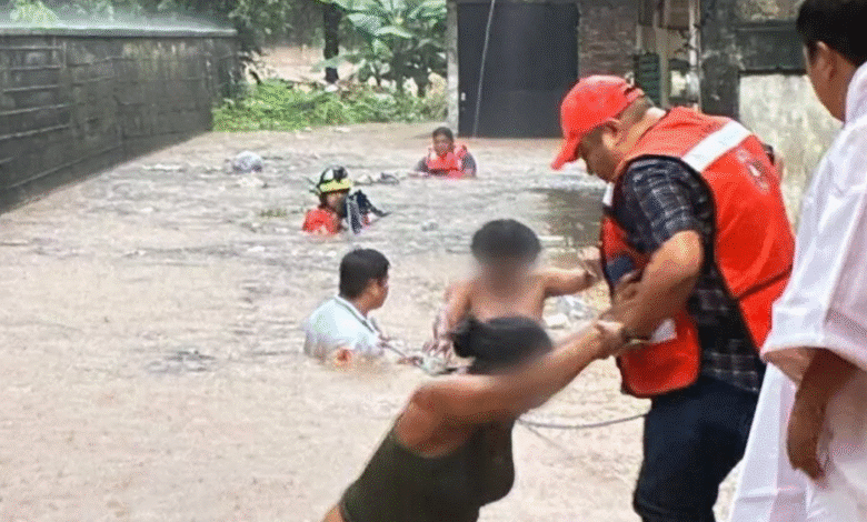 Emergencia en La Concordia, Chiapas desborda río y se derrumba cerro