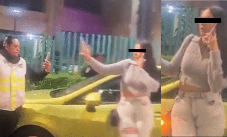 “Lady Cerda” desata indignación en CDMX tras insultar a una policía en operativo de alcoholímetro