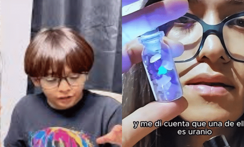 Niño mexicano regala uranio a un influencer un mineral radiactivo que despierta curiosidad y alerta