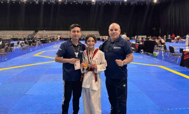 Orgullo tapachulteco Blanca Tenorio obtiene subcampeonato nacional en taekwondo