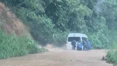 Policías municipales del Bosque atienden emergencias durante la lluvia