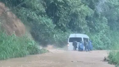 Policías municipales del Bosque atienden emergencias durante la lluvia