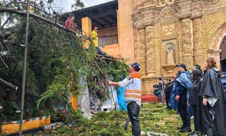 San Cristóbal colonial afectada