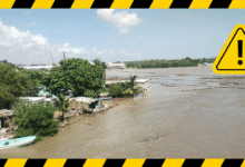 Alerta máxima en Tamaulipas Evacuan a 20 familias de Tampico por el desbordamiento del río Pánuco