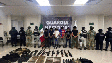 Aseguran a seis personas con armamento en operativo interinstitucional en Chiapas
