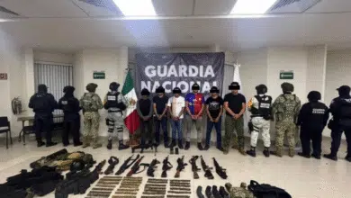 Aseguran a seis personas con armamento en operativo interinstitucional en Chiapas