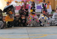 Celebran Concurso de Catrinas y Catrines Ecológicos en la Primaria Fray Víctor María Flores