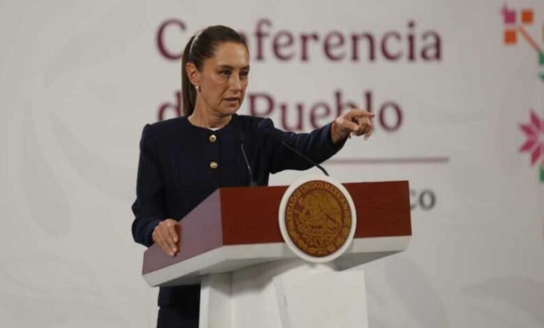 Claudia Sheinbaum rechaza promoción de voto en estados afectados por lluvias