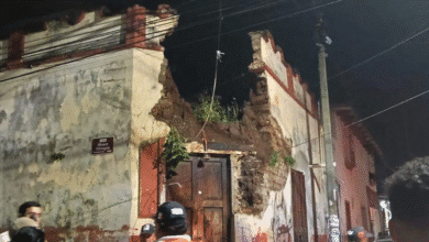 Colapsa pared de casa antigua en San Cristóbal sin causar víctimas