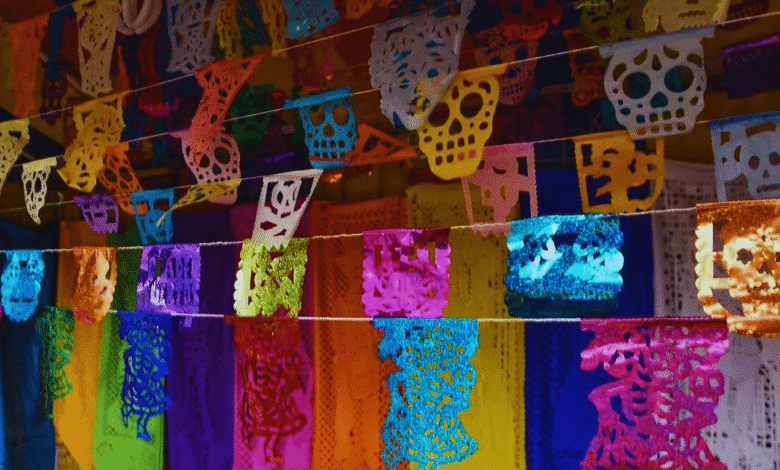 Día de Muertos significado de los colores del papel picado