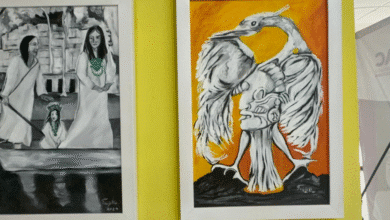 Exponen “Una mirada hacia el mundo maya” de la pintora Marta Trujillo