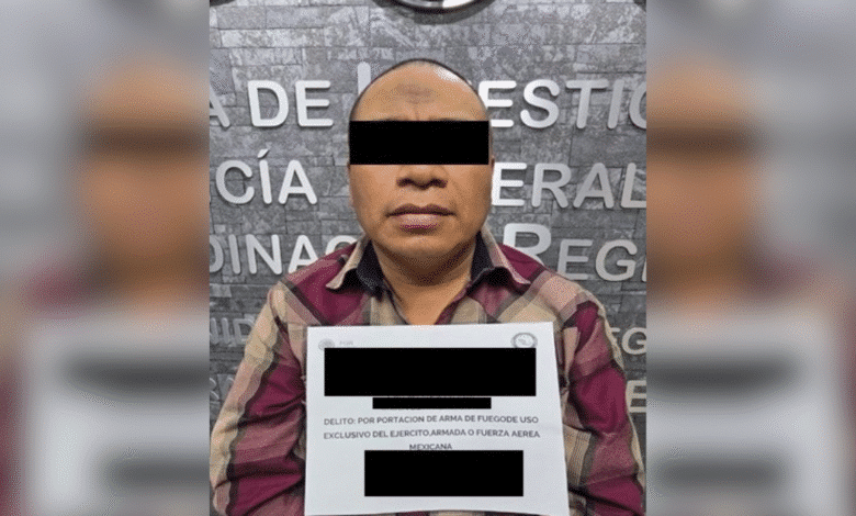 FGR logra vinculación a proceso de una persona por portación de arma de fuego en Chiapas