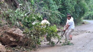 Copainalá realiza labores de extracción de material pétreo