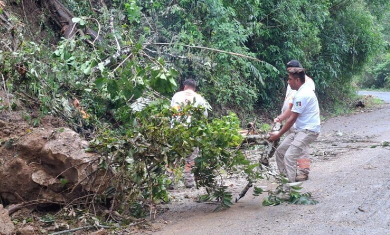 Copainalá realiza labores de extracción de material pétreo