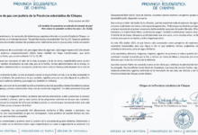 Iglesia católica de Chiapas emite mensaje de paz y justicia ante la ola de violencia
