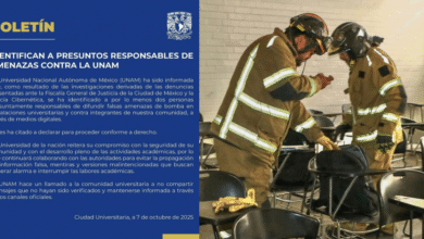 La UNAM identifica a dos presuntos responsables de falsas amenazas de bomba (Foto por Cuartoscuro y UNAM)