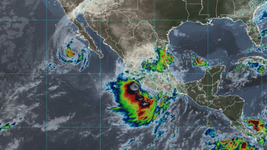 La tormenta tropical Raymond se forma frente a las costas de México (Foto por SMN)