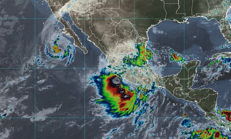 La tormenta tropical Raymond se forma frente a las costas de México (Foto por SMN)
