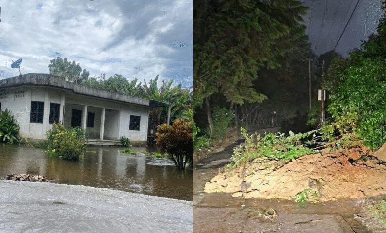 Lluvias intensas afectan al menos 17 municipios de Chiapas y dejan miles sin electricidad