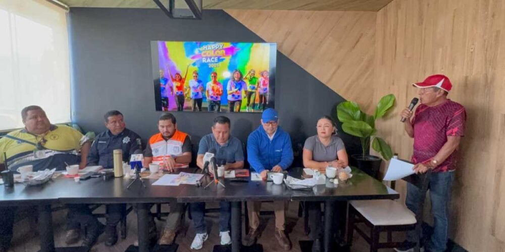 Presentan la Carrera Happy Color 2025 en Tuxtla Gutiérrez