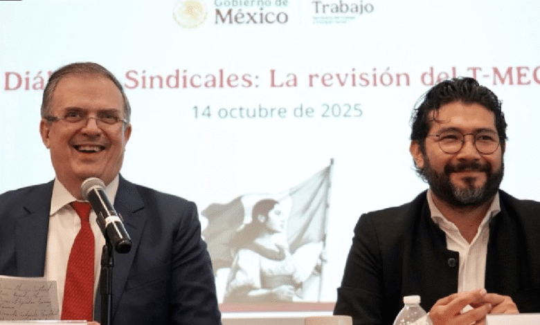 Organizaciones sindicales independientes entregaron formalmente un documento de recomendaciones a los titulares de la Secretaría de Economía, Marcelo Ebrard, y de la Secretaría del Trabajo y Previsión Social (STPS), Marath Bolaños, en el marco de los "Diálogos Sindicales" para la revisión del T-MEC.