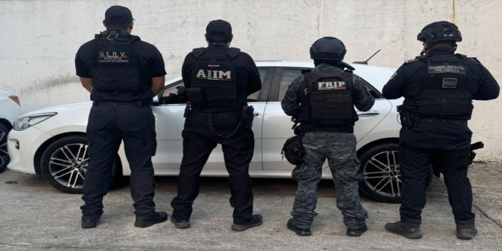 SSP de Tuxtla Gutiérrez asegura vehículo con reporte de robo y alteraciones en sus medios de identificación