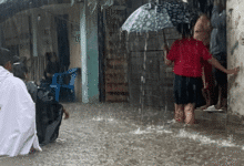 Suchiate, bajo el agua tras fuertes lluvias; cientos de damnificados