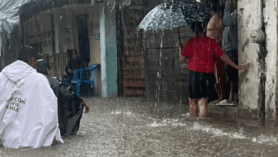 Suchiate, bajo el agua tras fuertes lluvias; cientos de damnificados