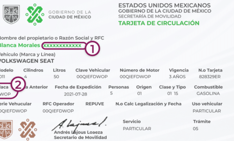 Tarjeta de circulación qué es y por qué es indispensable para tu vehículo