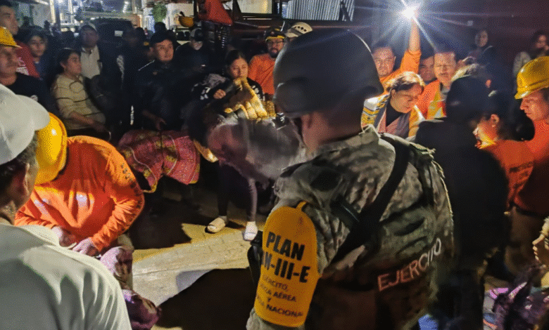 Ejército activa el Plan DN-III-E en Chiapas tras intensas lluvias más de 200 familias afectadas