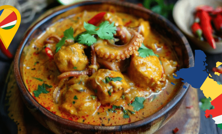 El tesoro de Seychelles Kari Koko Zourit, el curry de pulpo que resume la historia del Índico (Foto por Freepik)