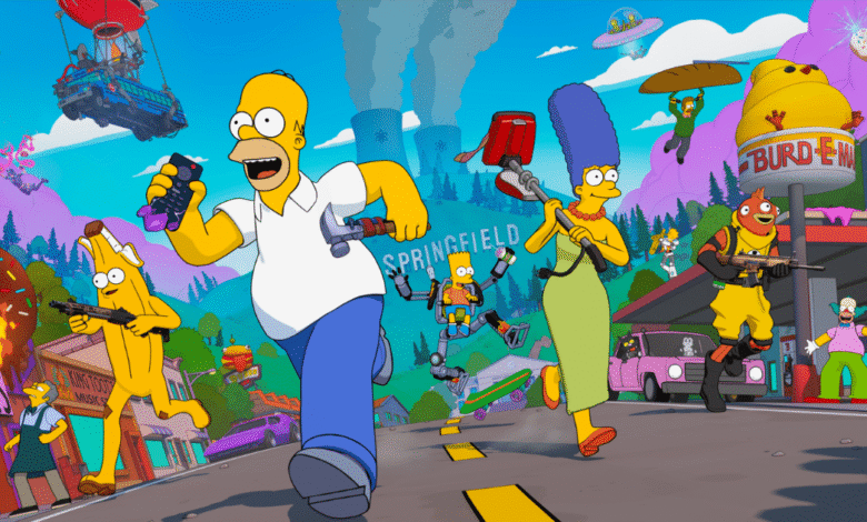 Fortnite x Los Simpson Springfield llega con pase épico
