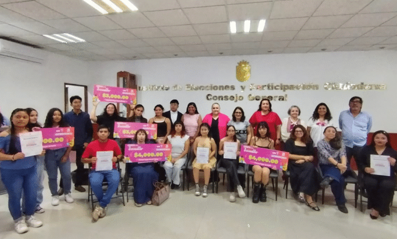IEPC premia a jóvenes en el certamen “El derecho a la no discriminación”