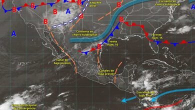 Pronóstico del clima 25 de noviembre Cielo medio nublado con algunos chubascos
