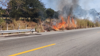 Se realiza quema controlada en Arriaga