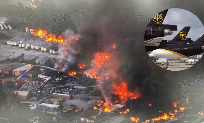 Tragedia en Kentucky Avión de carga de UPS se estrella al despegar en Louisville reportan 7 muertos