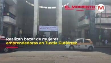 Realizan bazar de mujeres emprendedoras en Tuxtla Gutiérrez