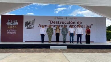 Ejército destruye 766 armas decomisadas en Chiapas; blindan acciones contra crimen