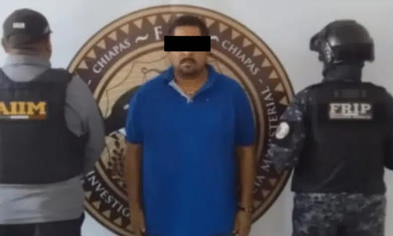 Aprehenden a presunto homicida en Villa Corzo FGE