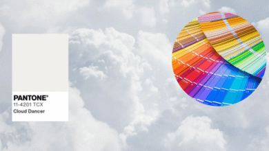 El color del año 2026 según Pantone es blanco: “Cloud Dancer”, símbolo de calma y claridad (Canva Ilustración)
