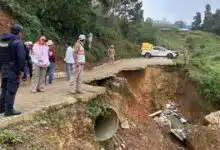 Deslizamiento de ladera deja 24 familias afectadas en Pueblo Nuevo Solistahuacán