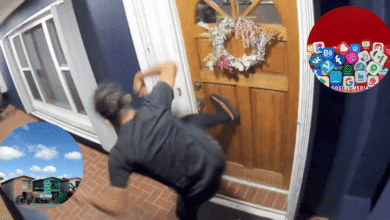 “Door Kick Challenge” el peligroso reto viral por el que jóvenes patean puertas y ventanas (Fotos de Internet y Policía de Florida)