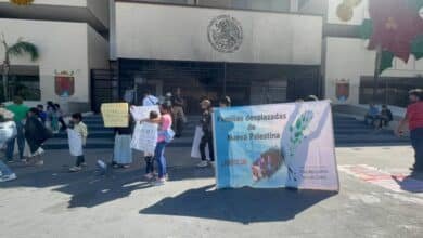 Familias desplazadas de Nueva Palestina exigen atención y justicia en Chiapas