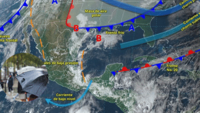 Frente Frío 21 Azota al País Alertan por Lluvias Torrenciales y Heladas en Diversos Estados (Fotos SMN y Canva)