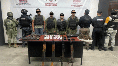 Grupo Interinstitucional detiene a cuatro personas tras operativos en la región Frailesca