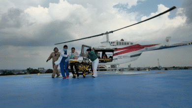 IMSS Chiapas realiza traslado aeromédico de emergencia para paciente de 75 años