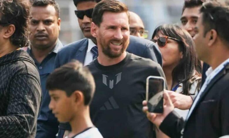 Lionel Messi desata el caos en su visita a India